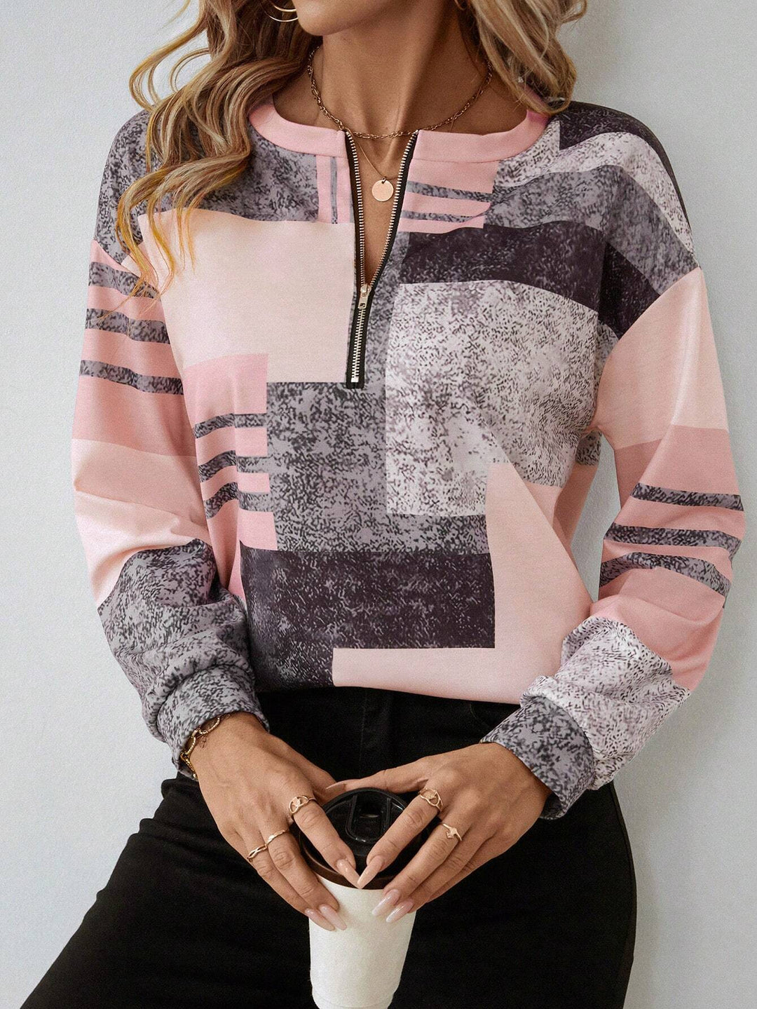 Justina - Elegant Casual Sweatshirt