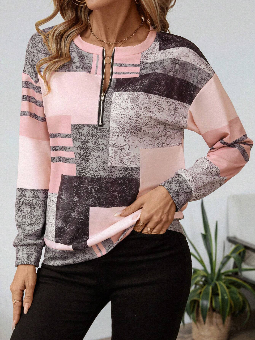 Justina - Elegant Casual Sweatshirt