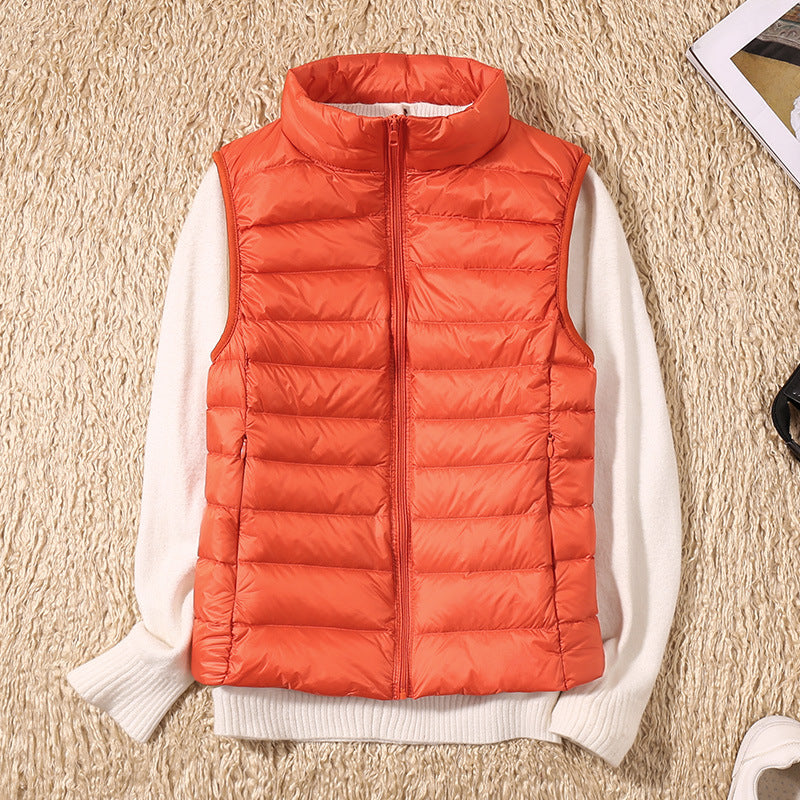 Ambrie - Elegant Casual Puffer Vest