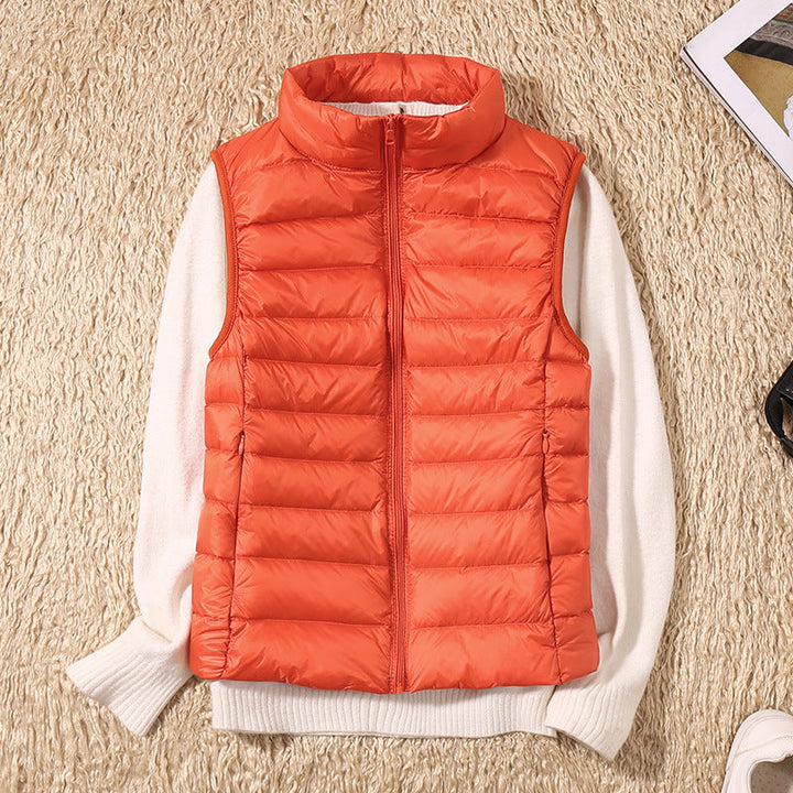 Ambrie - Elegant Casual Puffer Vest