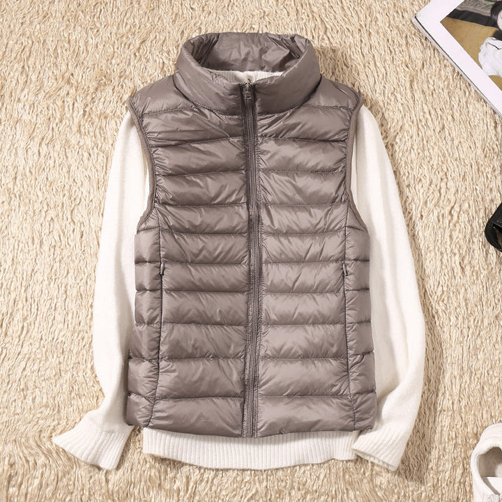 Ambrie - Elegant Casual Puffer Vest