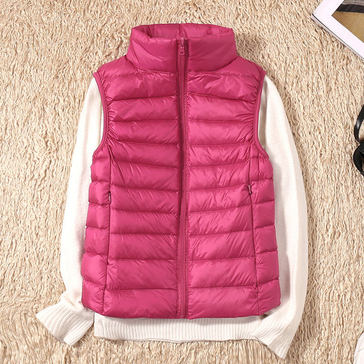Ambrie - Elegant Casual Puffer Vest