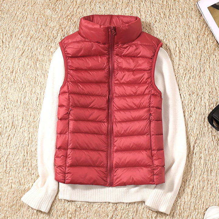 Ambrie - Elegant Casual Puffer Vest