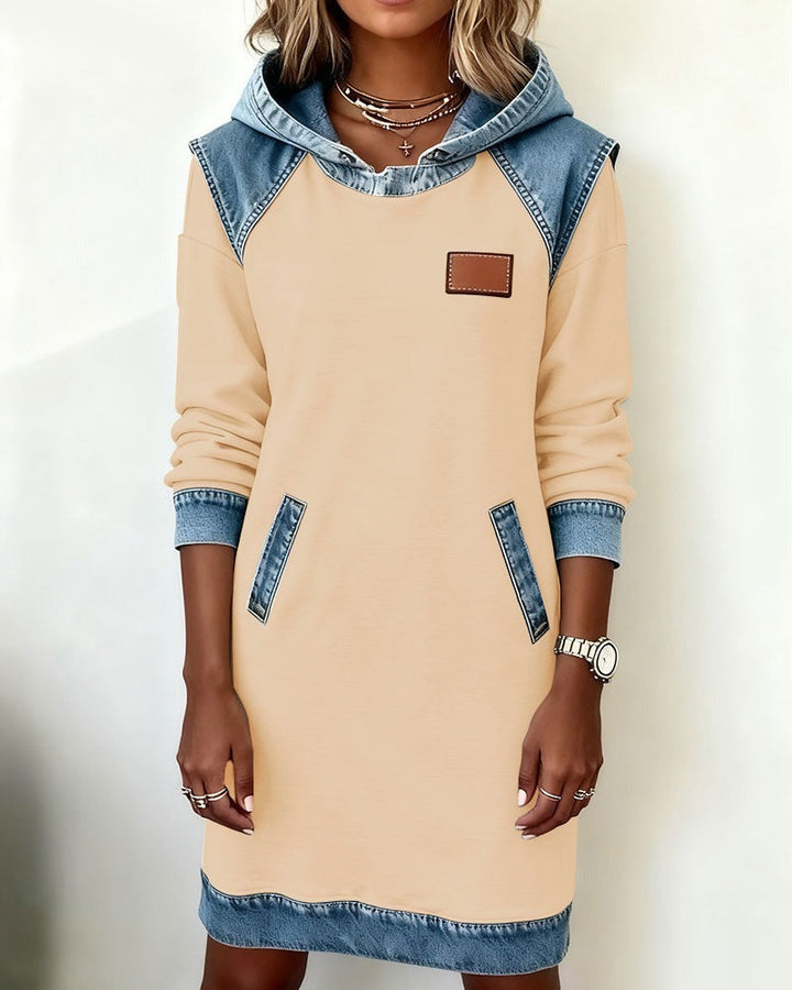 Erelia - Stylish Casual Hoodie Dress