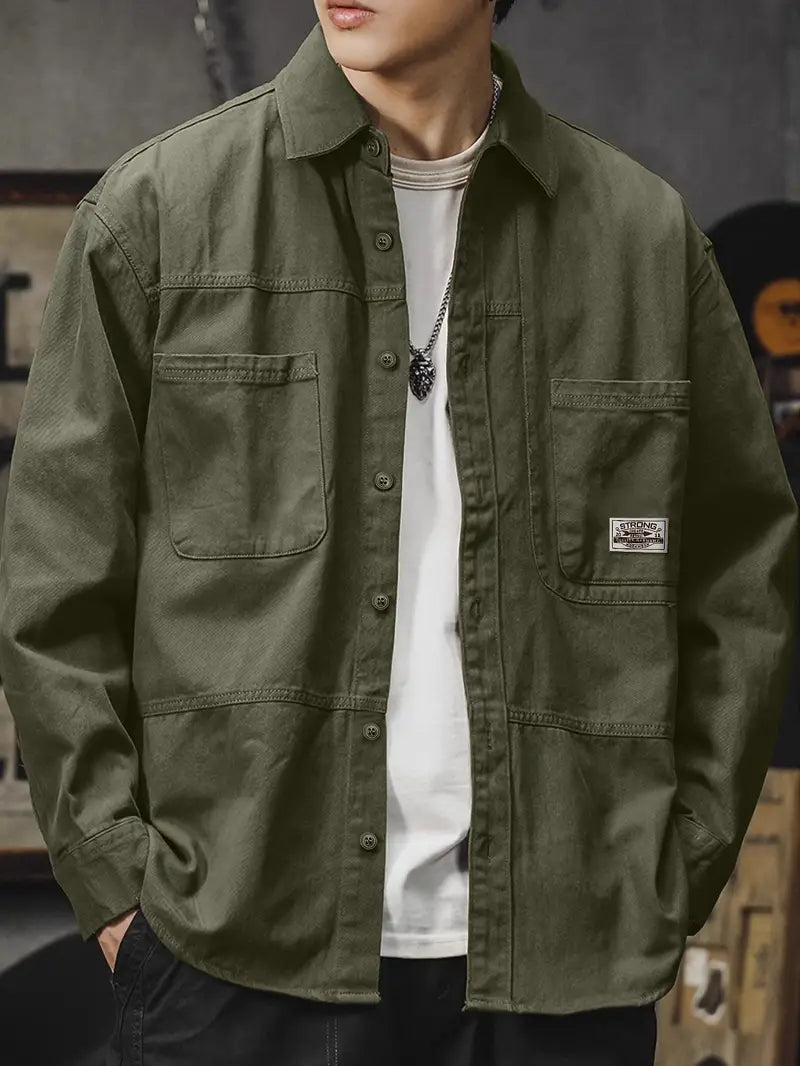 Crispian - Elegant Casual Shirt Jacket