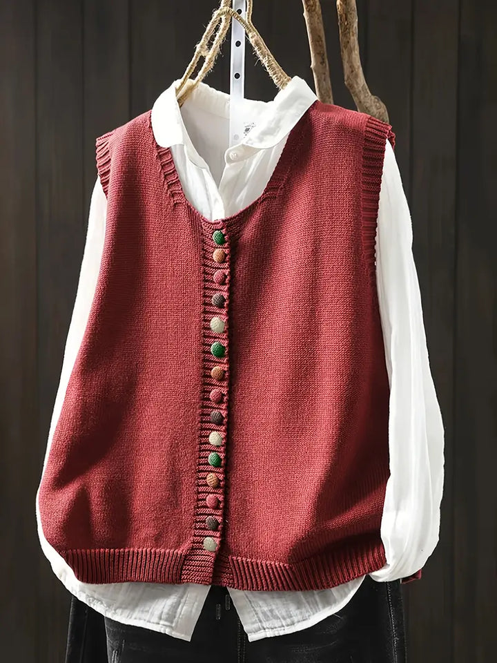 Gaelle - Stylish Casual Knitted Vest