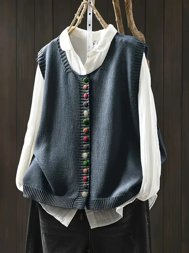 Gaelle - Stylish Casual Knitted Vest