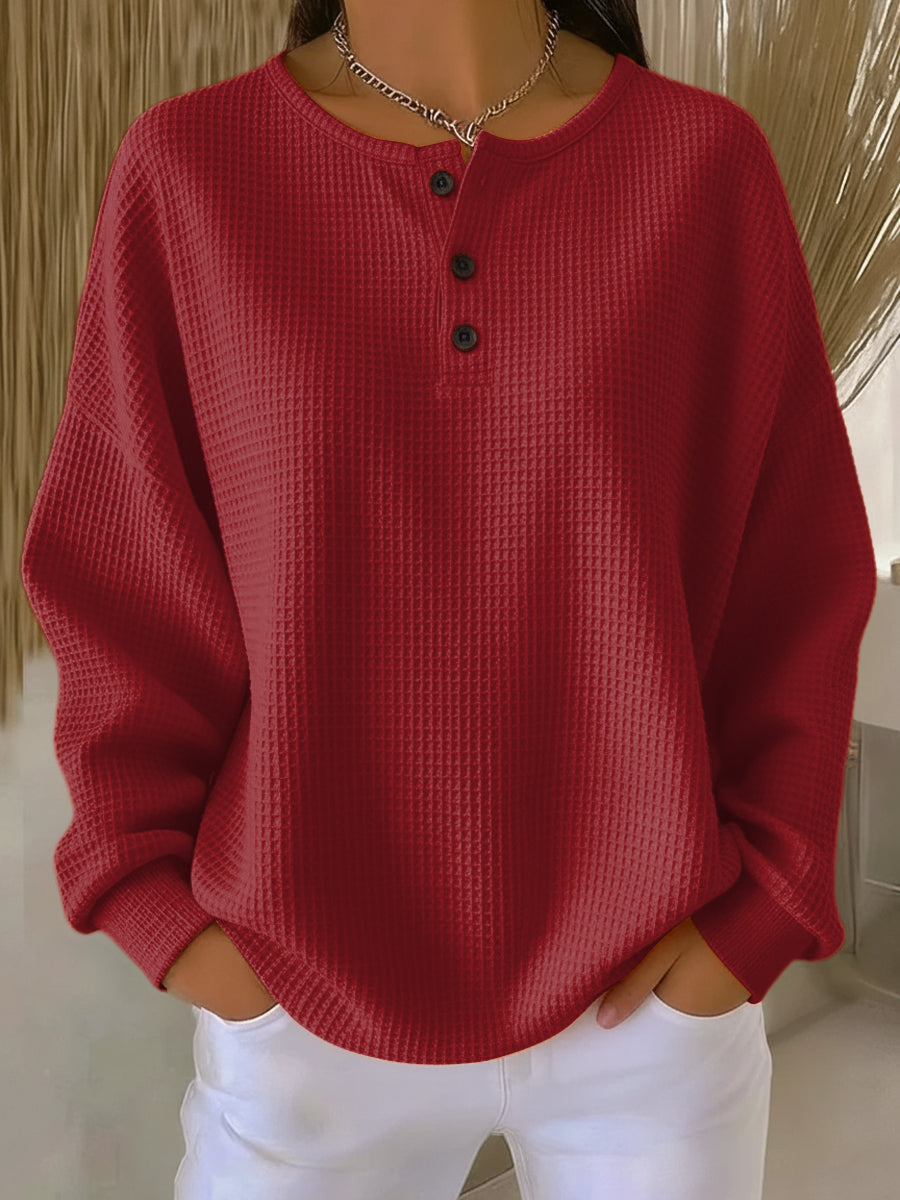 Iravina - Stylish Casual Henley Top
