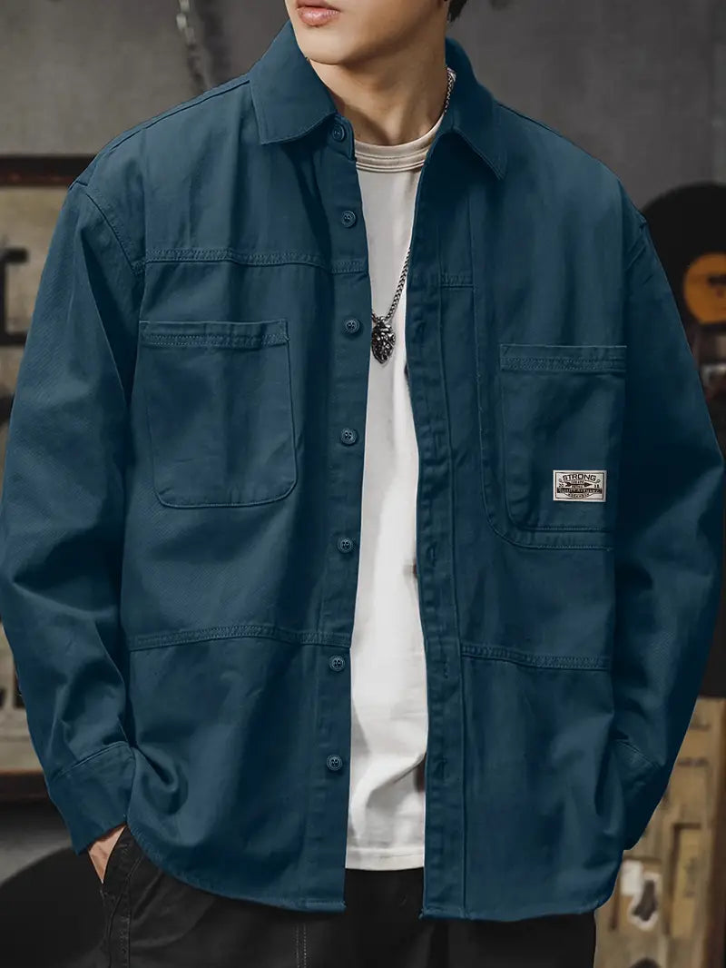 Crispian - Elegant Casual Shirt Jacket