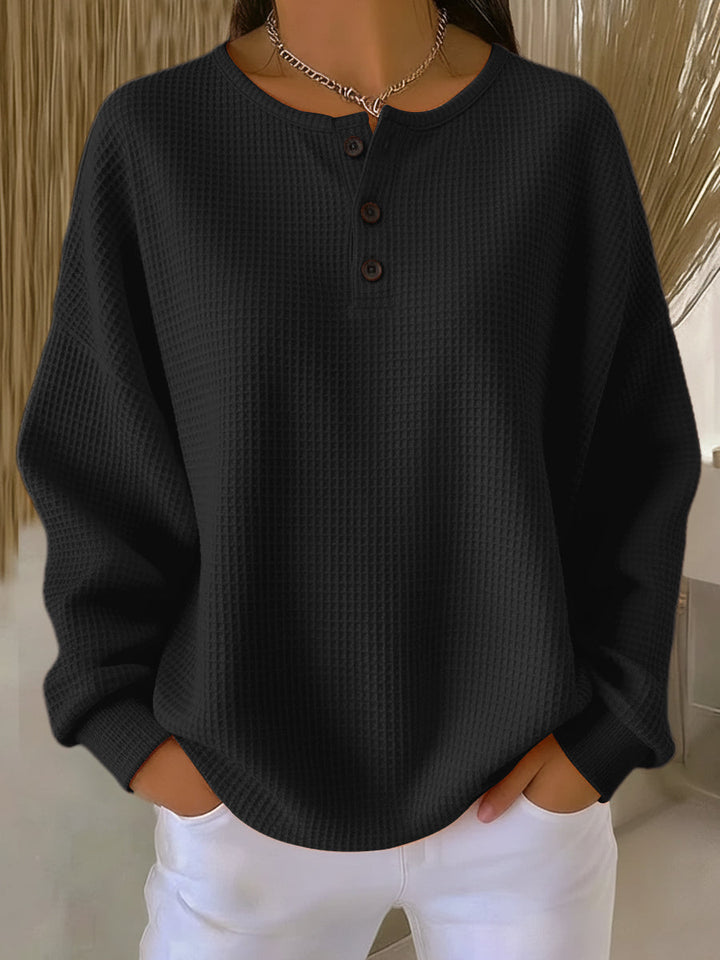 Iravina - Stylish Casual Henley Top