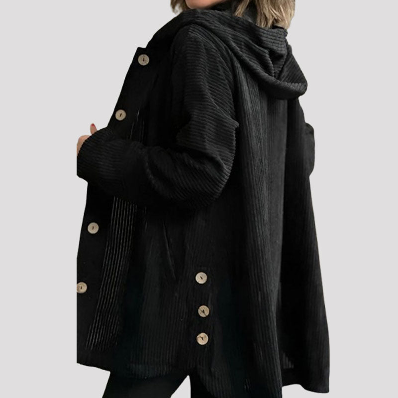 Calandra - Stylish Casual Hooded Coat