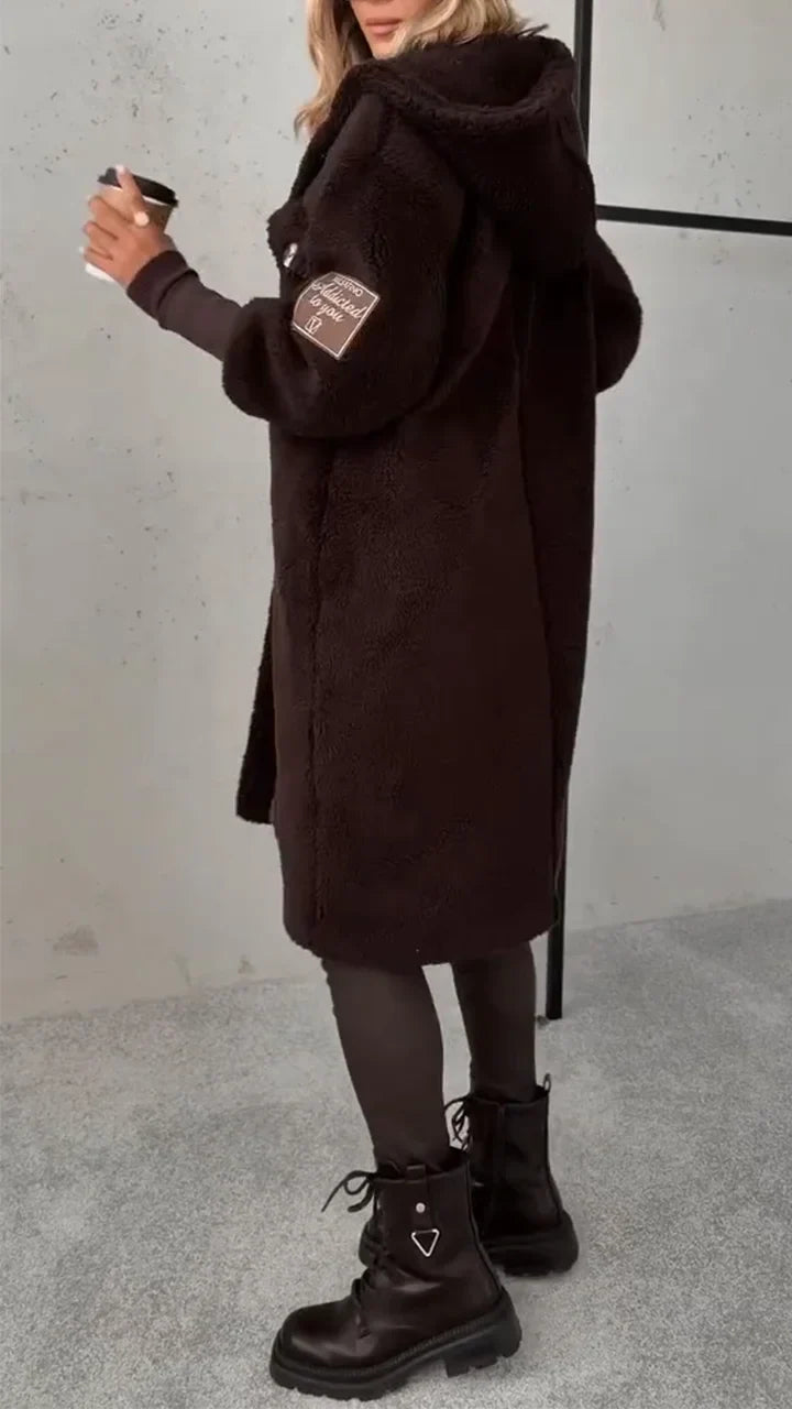 Arvessa - Stylish Casual Hooded Coat