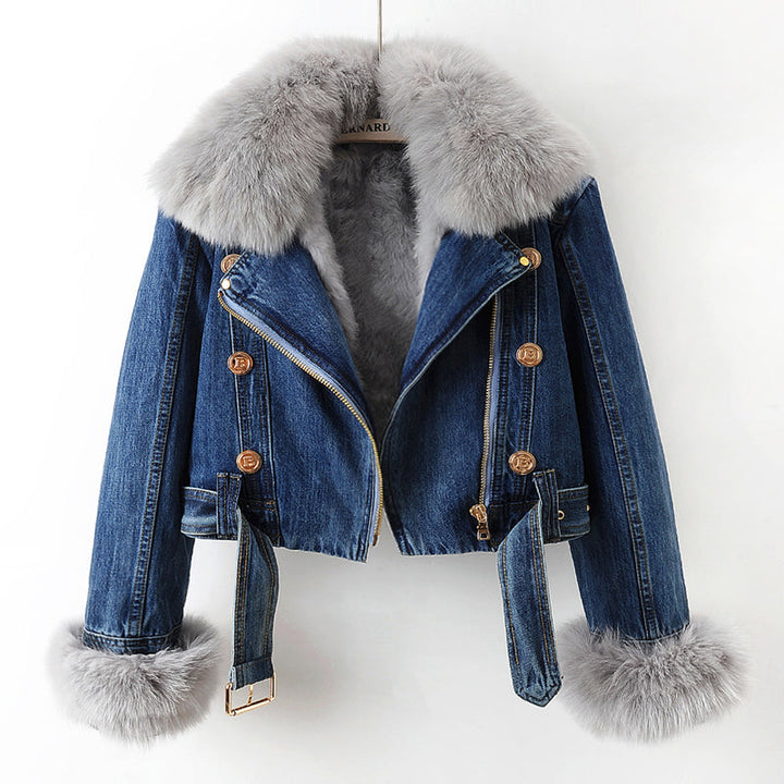 Fayana - Stylish Casual Denim Coat