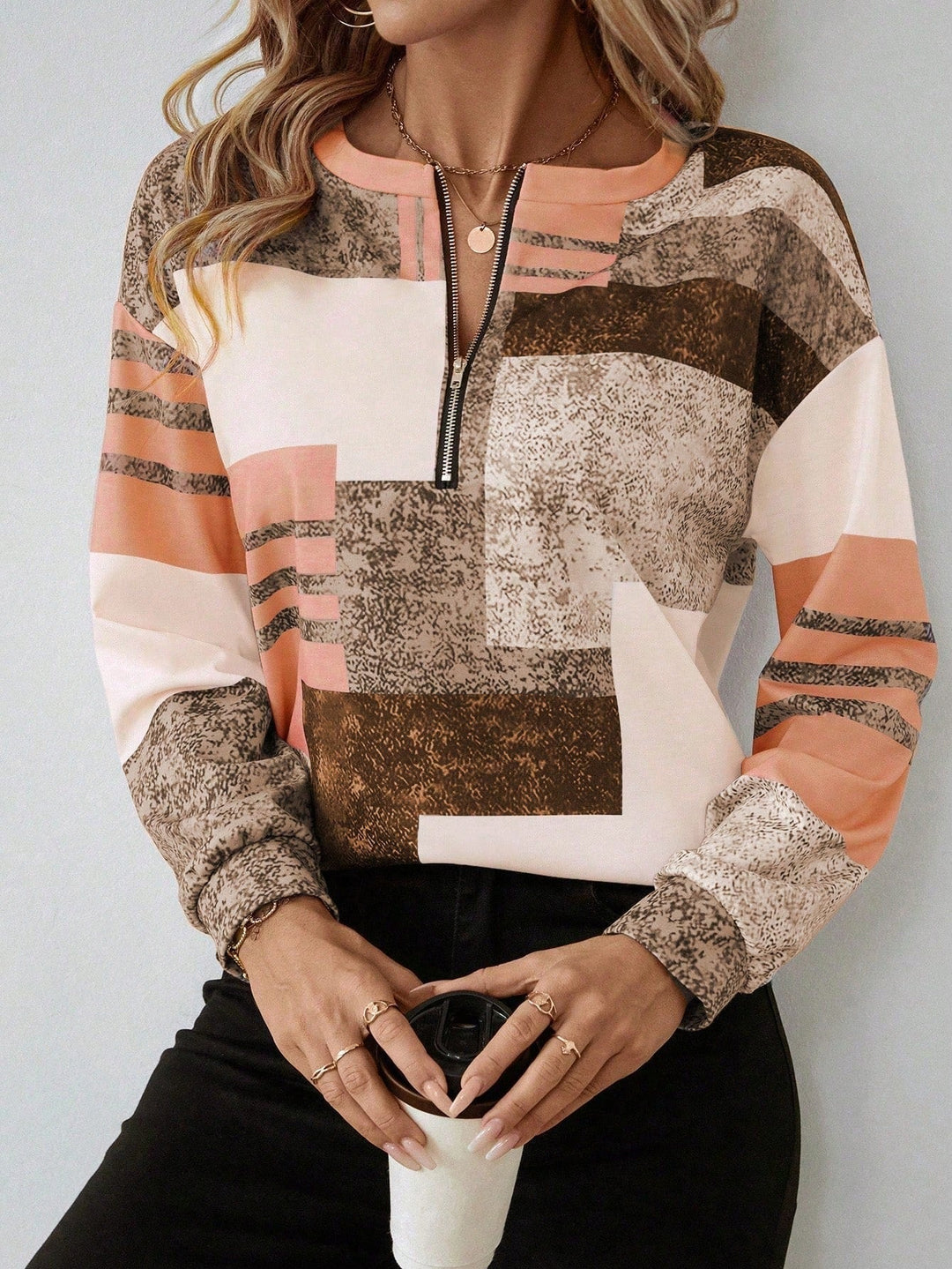 Justina - Elegant Casual Sweatshirt
