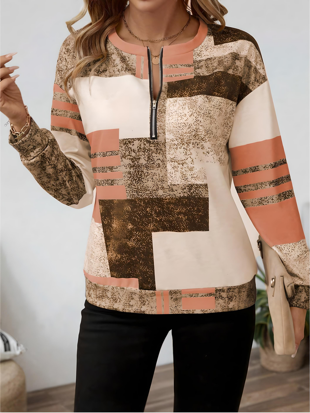 Justina - Elegant Casual Sweatshirt