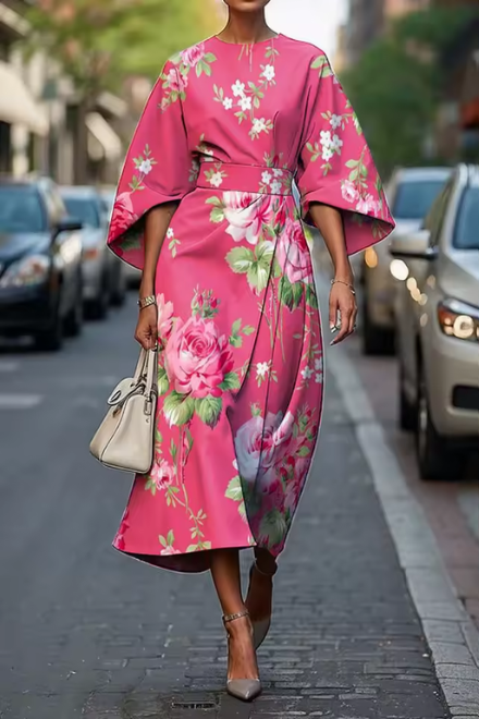 Donatella - Elegant Floral Dress