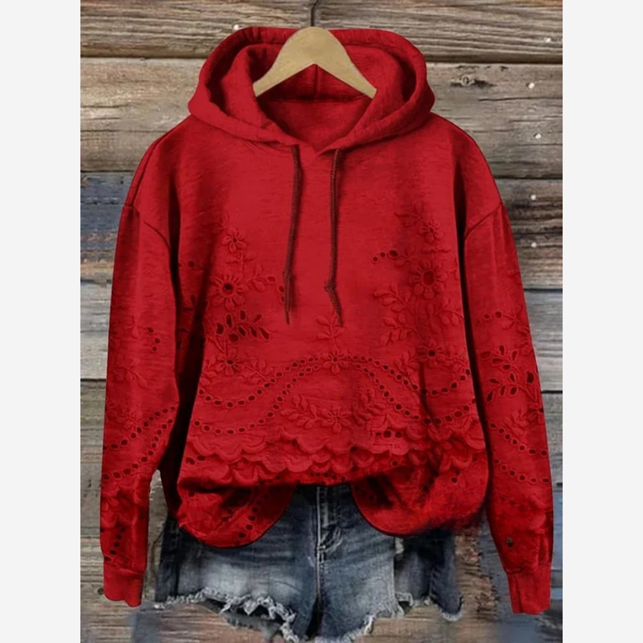 Eliska - Stylish Casual Floral Hoodie