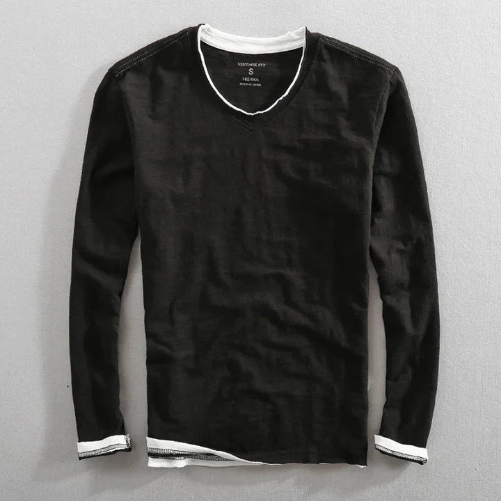 Aeson - Elegant Casual V-Neck T-shirt