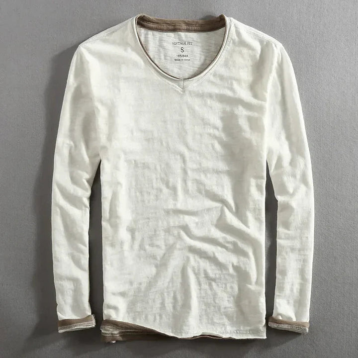 Aeson - Elegant Casual V-Neck T-shirt