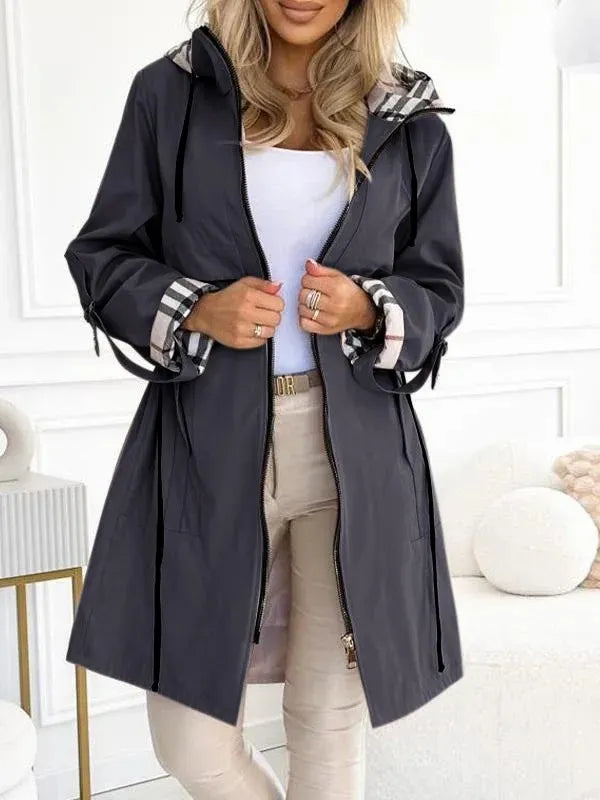 Cecily - Elegant Casual Hooded Coat
