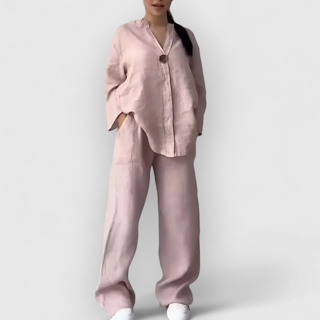 Leona - Elegant Casual Two Piece Set