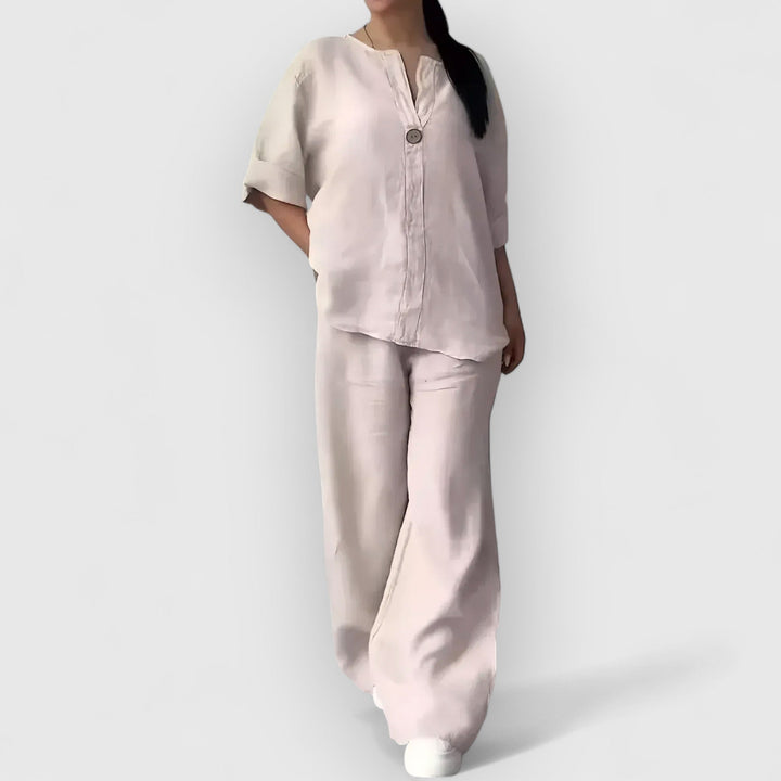 Leona - Elegant Casual Two Piece Set