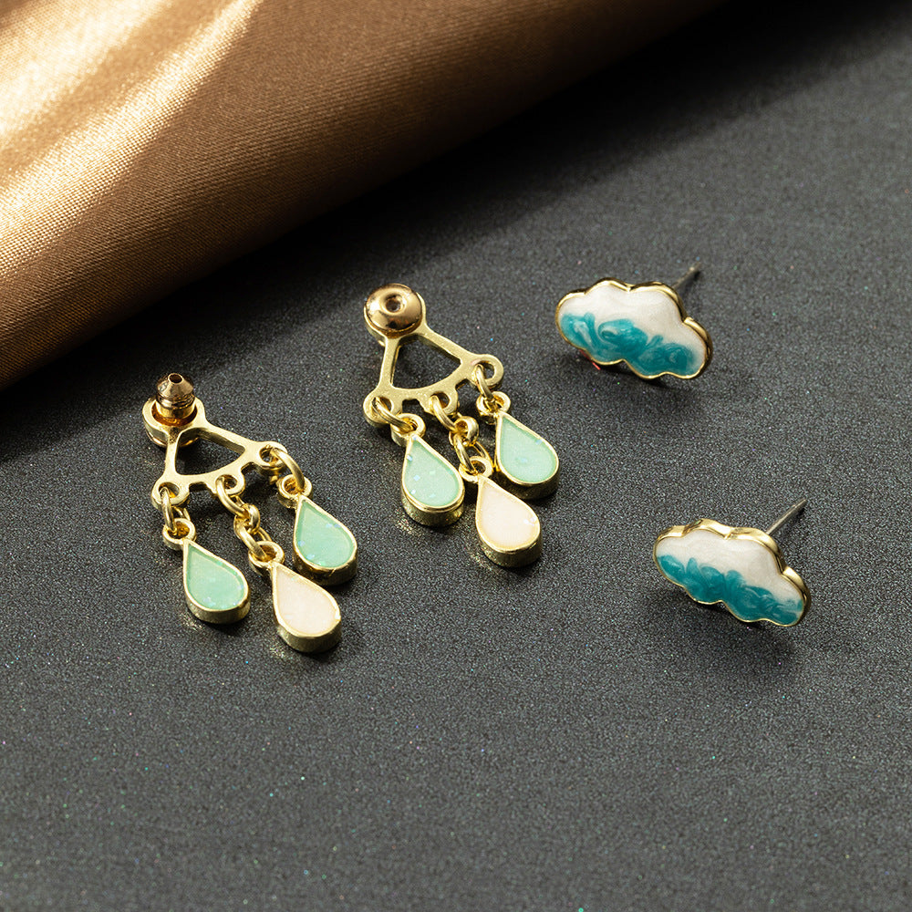 Virginia - Raindrop Pendant Earrings