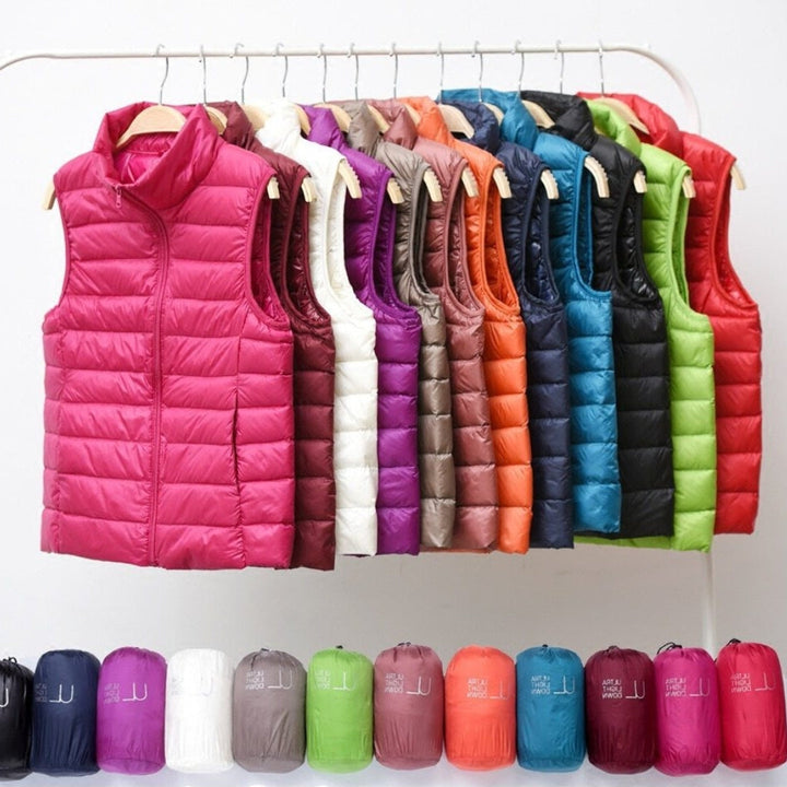 Ambrie - Elegant Casual Puffer Vest