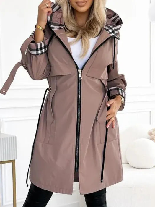 Cecily - Elegant Casual Hooded Coat